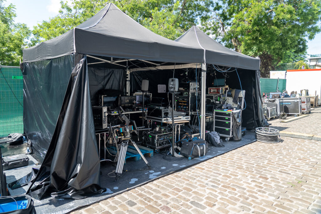 On-Site Control Room Paris Fashion Week